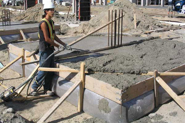 Fab-Form Fastfoot Forms Deep Footings, Fabric Formwork for concrete footings and pad edging in CO