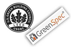 Fastfoot concrete forming products are GreenSpec Listed and contribute to USGBC LEED categories for CO