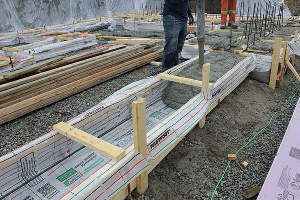 Fastfoot Fabric Formwork for Concrete Footings & Pad Edging in CO